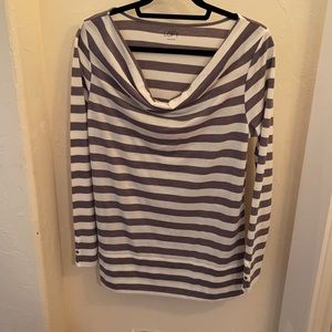 Ann Taylor Loft striped too Large